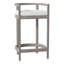 Tabouret de bar en teck 30 po Santa Barbara - Huître-63326240-70062932-97429121