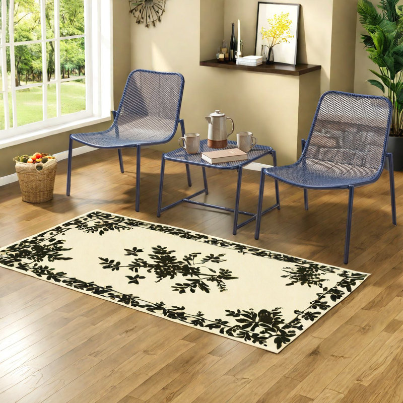 Ensembles de table à manger en fer bleu marine, style extérieur moderne pour le divertissement à domicile