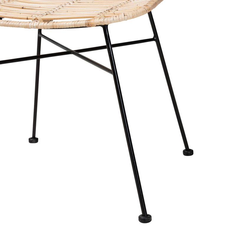 Ensemble repas en rotin pour 4 personnes Kersten