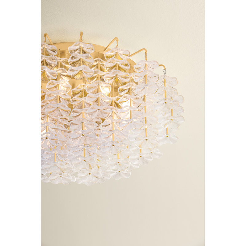 Alsace Semi Flush, 13.75" H x 13.75" W x 36" D, 17 Lights