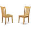 Ensemble de table à manger 5 pièces pour 4 personnes comprenant une table de salle à manger rectangulaire avec rallonge papillon et 4 chaises de salle à manger, chêne-109972879