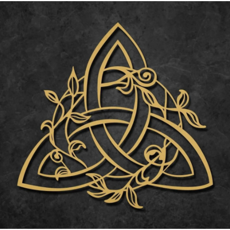 Celtic Knot Symbol Metal Wall Décor