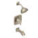 Voss Diverter Pressure-Balanced Tub and Shower Faucet