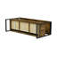 Console multimédia à 3 tiroirs en bois d'acacia massif de 60 pouces-135985617
