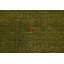 Tapis carré carré vert de style Gabbeh 12 x 12