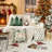 4-Piece Christmas Pillowcase Set, 20.2 X 20.2 Inches. Features A Happy Tree, Snowflakes, And Christmas Balls. Perfect For Winter Holiday Decorations And Complements Your Sofa. Full Of Festive Spirit!