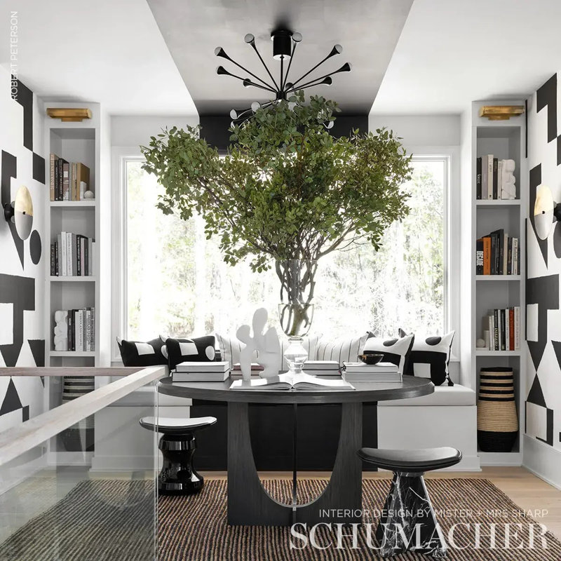 Ensemble de panneaux binaires Schumacher x Porter, Noir