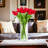 Natural Fibres Tulip Arrangement in Vase-856996946