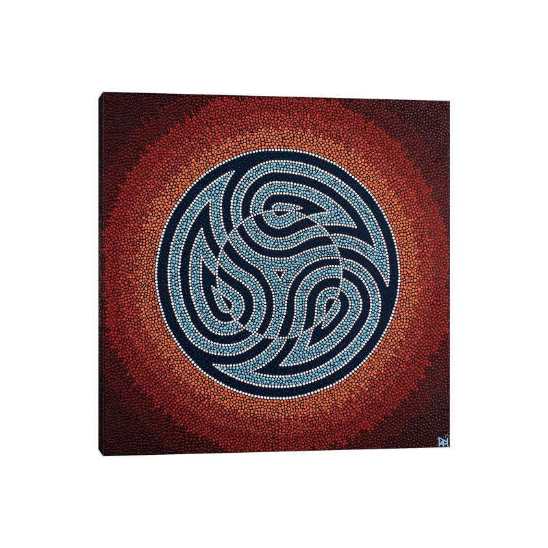 Three Fishes by Nadya Al-Haroun - Wrapped Canvas Gallery-Wrapped Canvas Giclée, 66.04 cm H x 66.04 cm W x 3.175 cm D