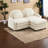 Cloud Comfort Sectionals, Teddy 2 Seat Modern Modular Sofa For Home