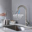 Robinet de cuisine tactile avec douchette extractible-128562626