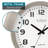 Soltis 16" Stainless Steel Atomic Wall Clock-1907901177