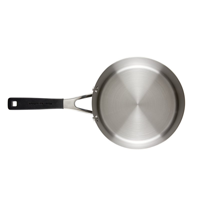KitchenAid Stainless Steel Induction Saucepan with Lid, 3 Quart