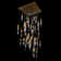 Kindjal 41 Light Crystal LED Multi-Light Pendant