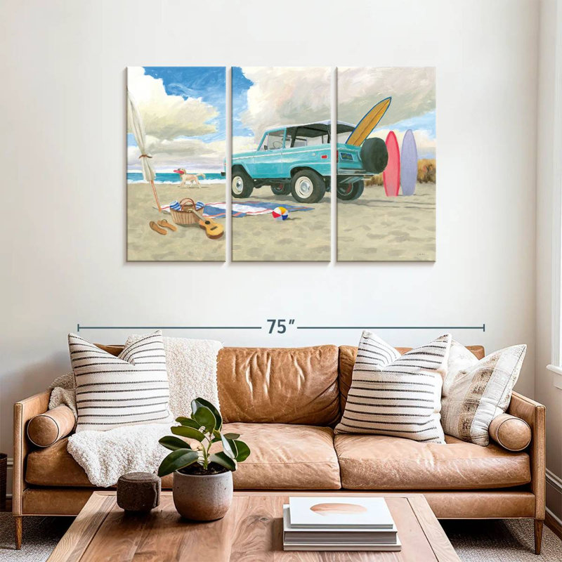 Mehar Beach Ride II, 36" H x 57" W