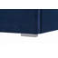 Structure de lit plateforme en velours