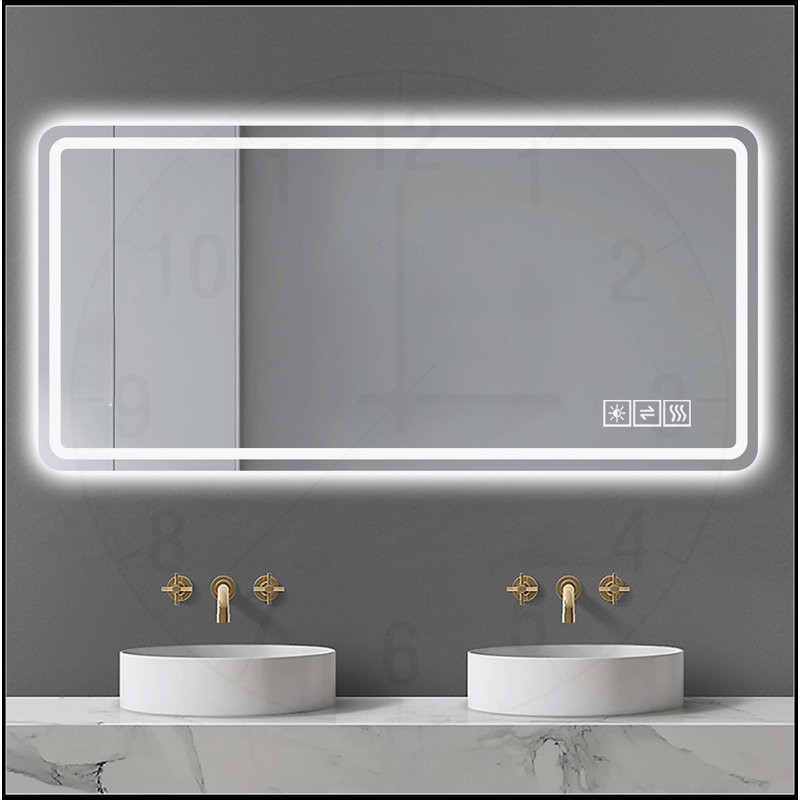 Miroir de salle de bain 28 * 60 pouces à DEL