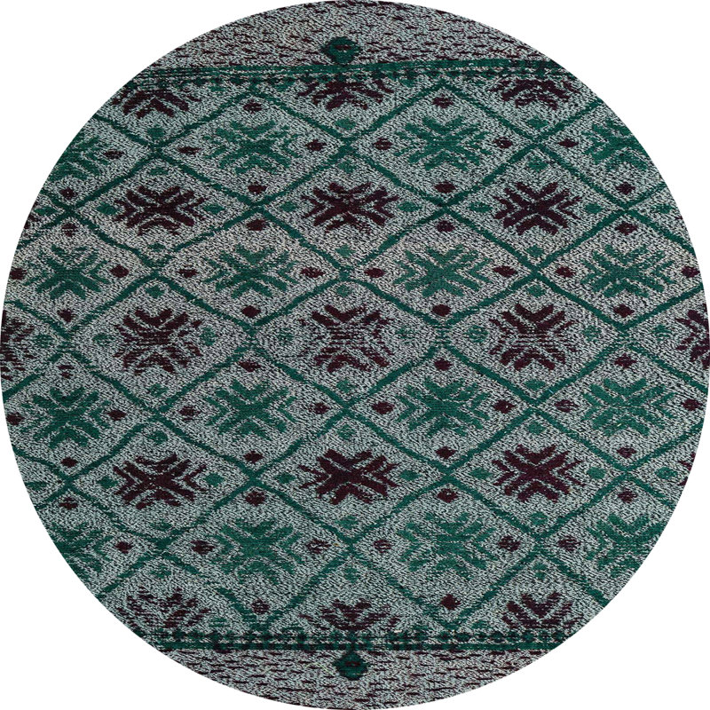 Abstract Indoor Rug, Round 3'