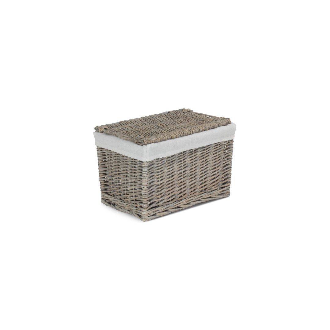 Wicker Storage Hamper Basket with Lining