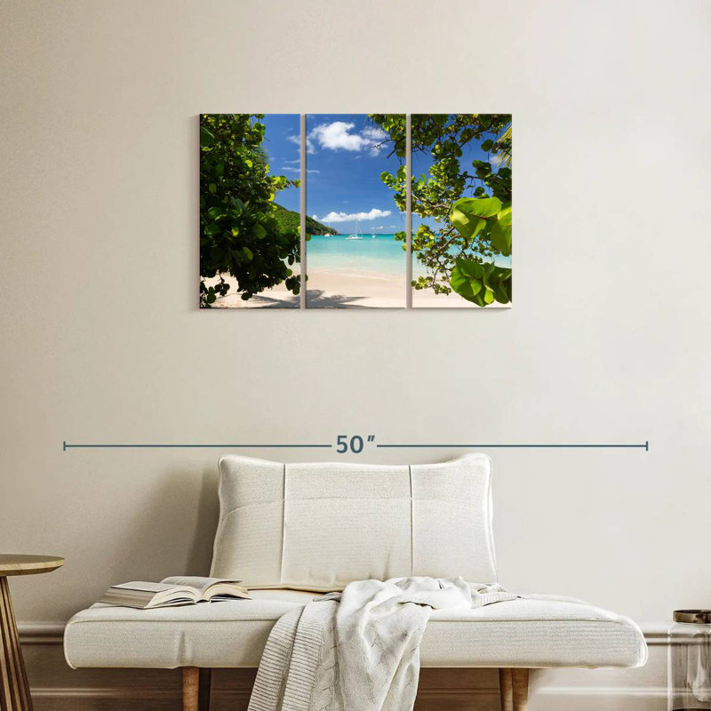 Gillard Anse Marcel Beach, 20" H x 33" W