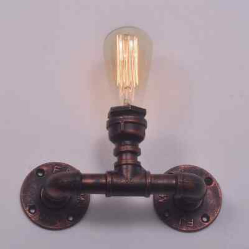 Avent Armed Sconce, Rustic Red