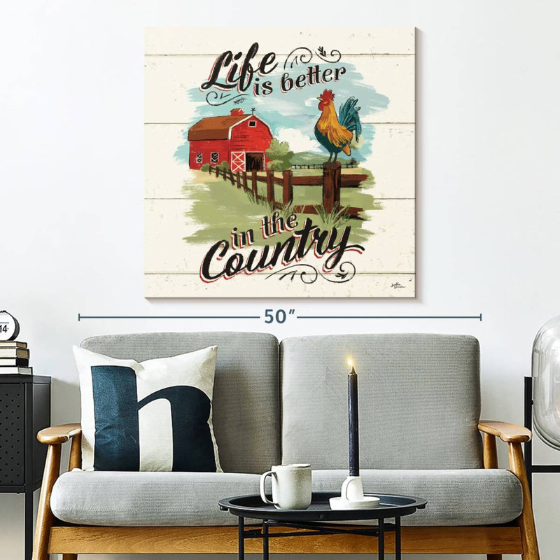 Lilie Country Farm Life, H 33 po x l 33 po