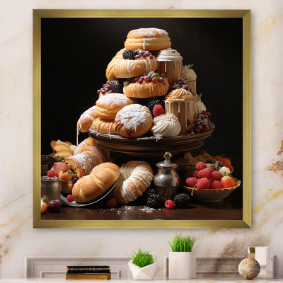 Sweet Pastries III sur impression sur toile
