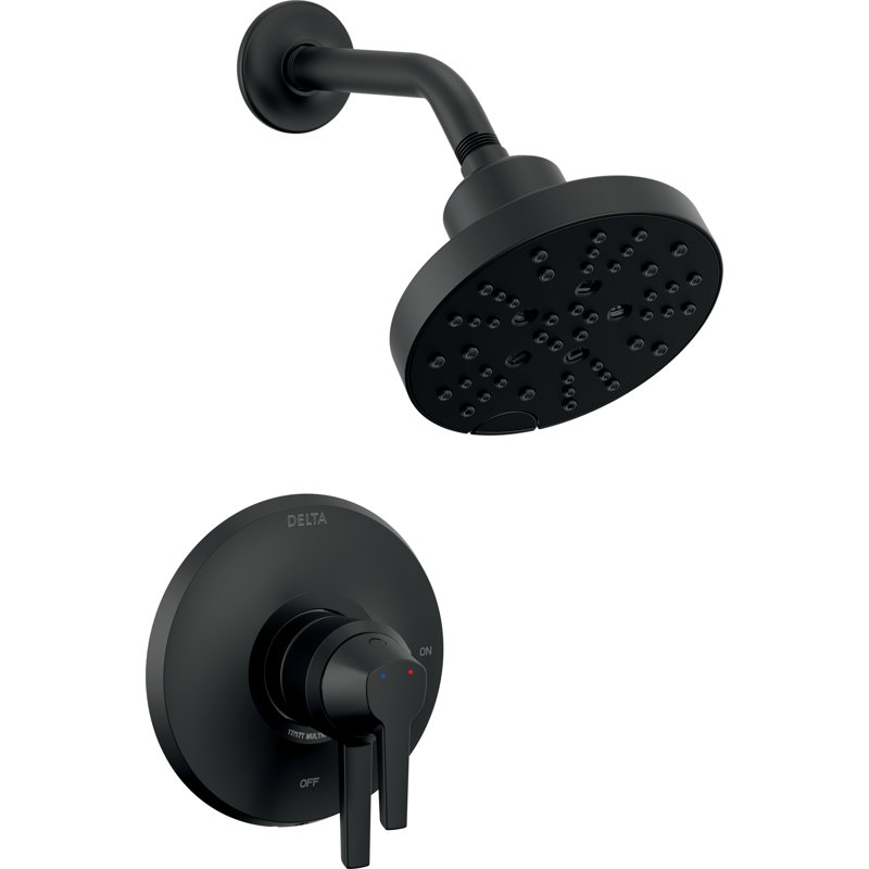 Galeon Shower Faucet, Matte Black