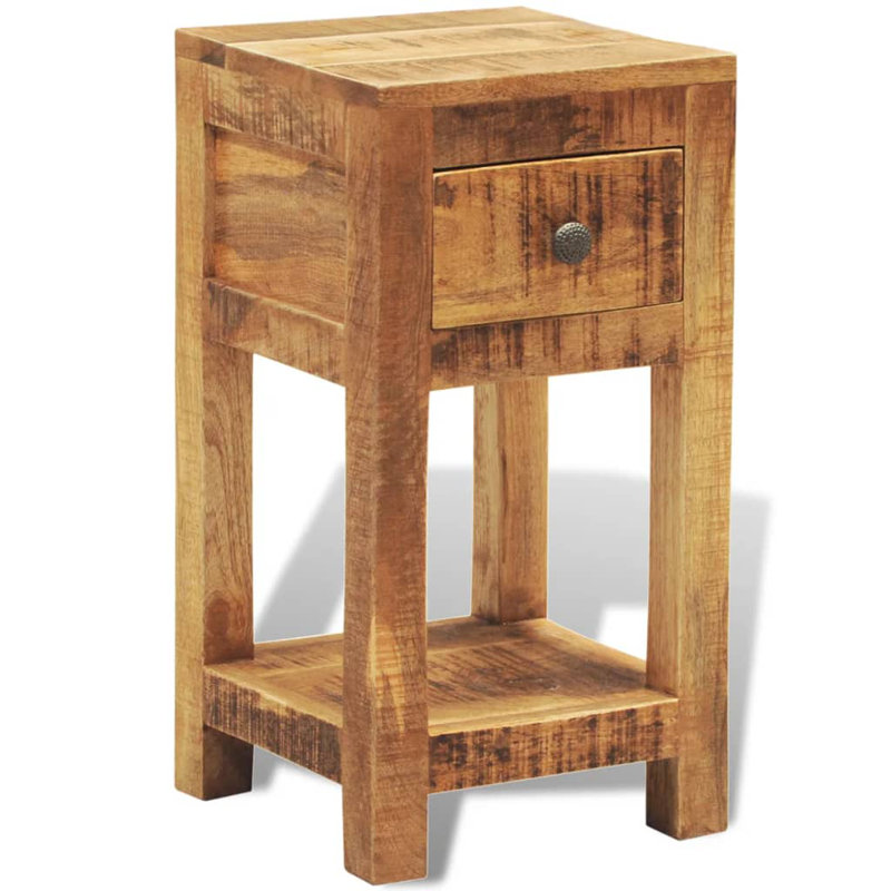 Solid Wood End Table