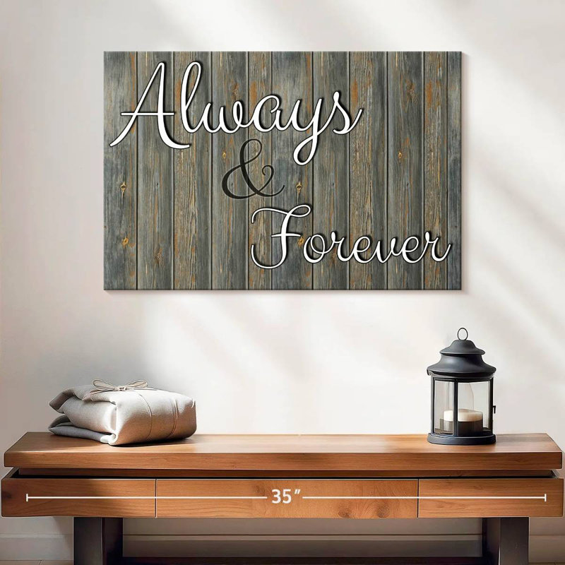 Tergel Always Forever Typography, 16" H x 24" W