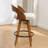 Chandler Modern Swivel Linen Counter Stool And Bar Stool (Set Of 3)-165949330-165949337