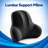 Lumbar Support Pillow, Cozy Pad For Home, Car, Office Chair, Gaming Seat, Wheelchair,  13.6"W x 16.9"D, 2.5" thickBlack