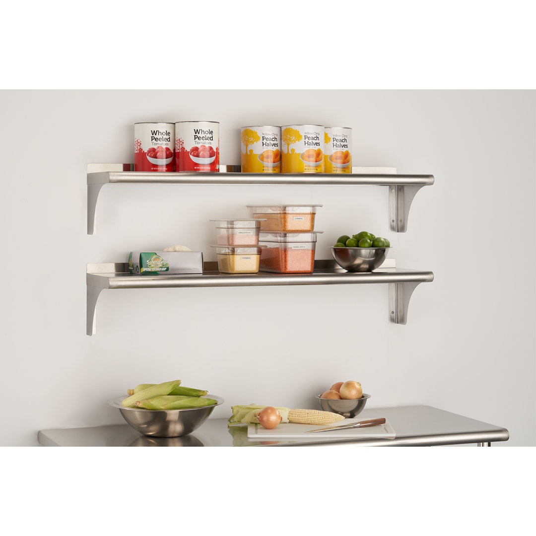 TRINITY EcoStorage NSF Stainless Steel Wall Shelf (2-Pack) Trinity 