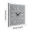 Crushed Diamond Mirror Wall Clock