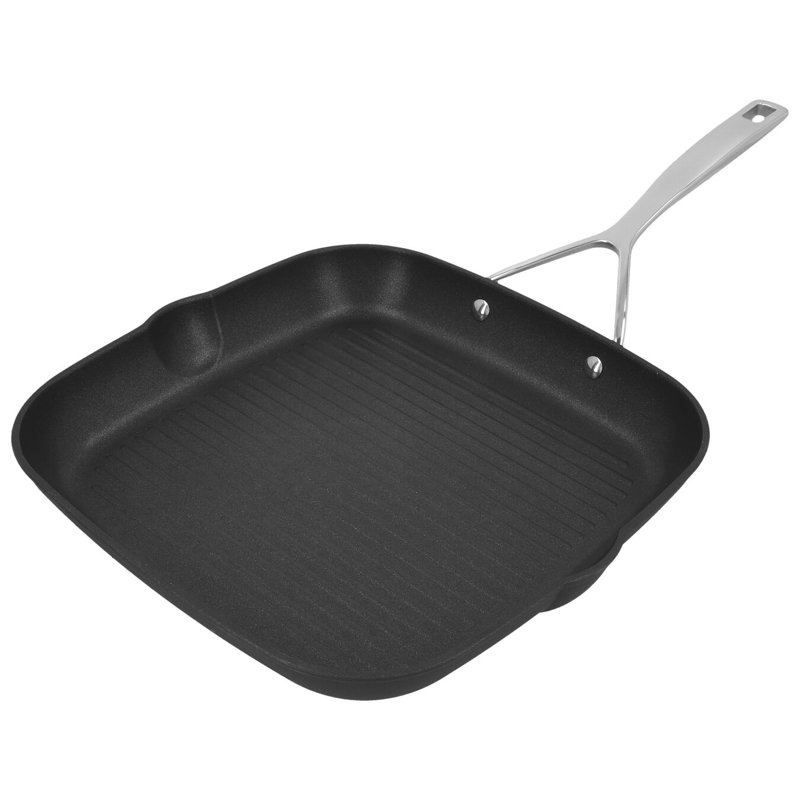 Demeyere Alupro 11" Nonstick Aluminum Square Grill Pan