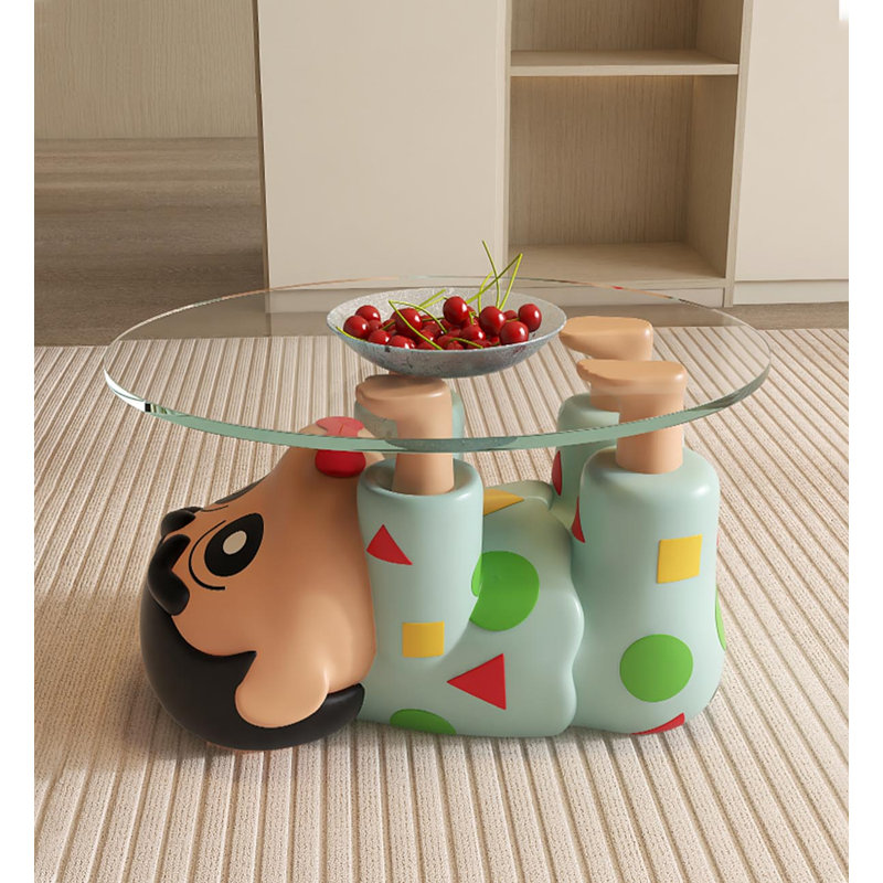 Table d'appoint en résine Cream