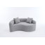 Causeuse à double profondeur (21,3 po / 26,8 po) S-Curved