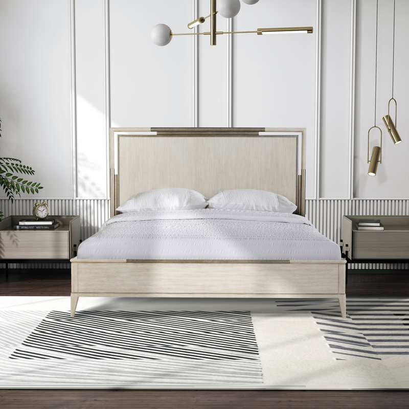 Cathie Solid Wood Standard Bed, Queen