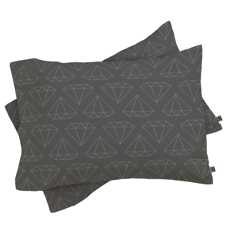 Wesley Bird Diamond Print 1 Pillowcase, King