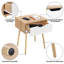 Emhouse 48.5cm W Solid + Manufactured Wood Bedside Table-603208084