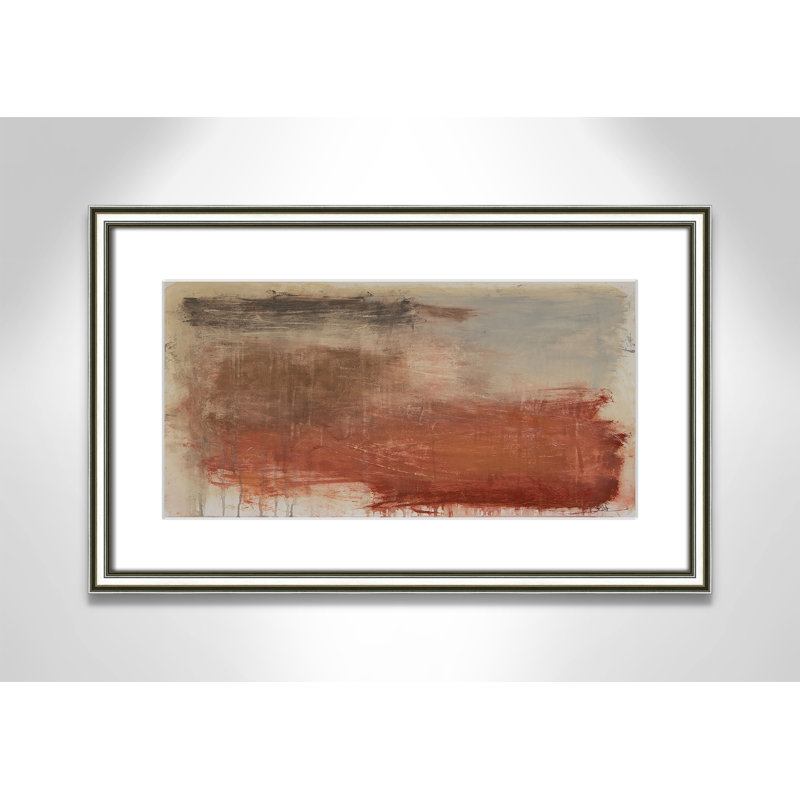 «Autumn Over The Rivera» par Casa Fine Arts, H 14,25 po x l 22,25 po x P 0,875 po, Reproduction encadrée avec passe-partout