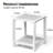 Patio End Table Outdoor Aluminum Side Table-105700709