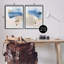 "Beach Thema Abstraction", ensemble de 2 giclées encadrées par Victoria Barnes-108630422-108630423