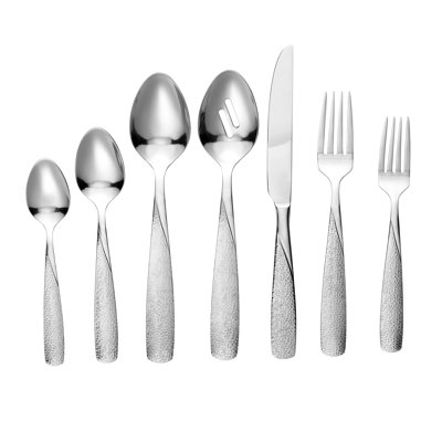 Ensemble de couverts 42 pièces en acier inoxydable Lorren Home Trends, service pour 8 personnes, va au lave-vaisselle
