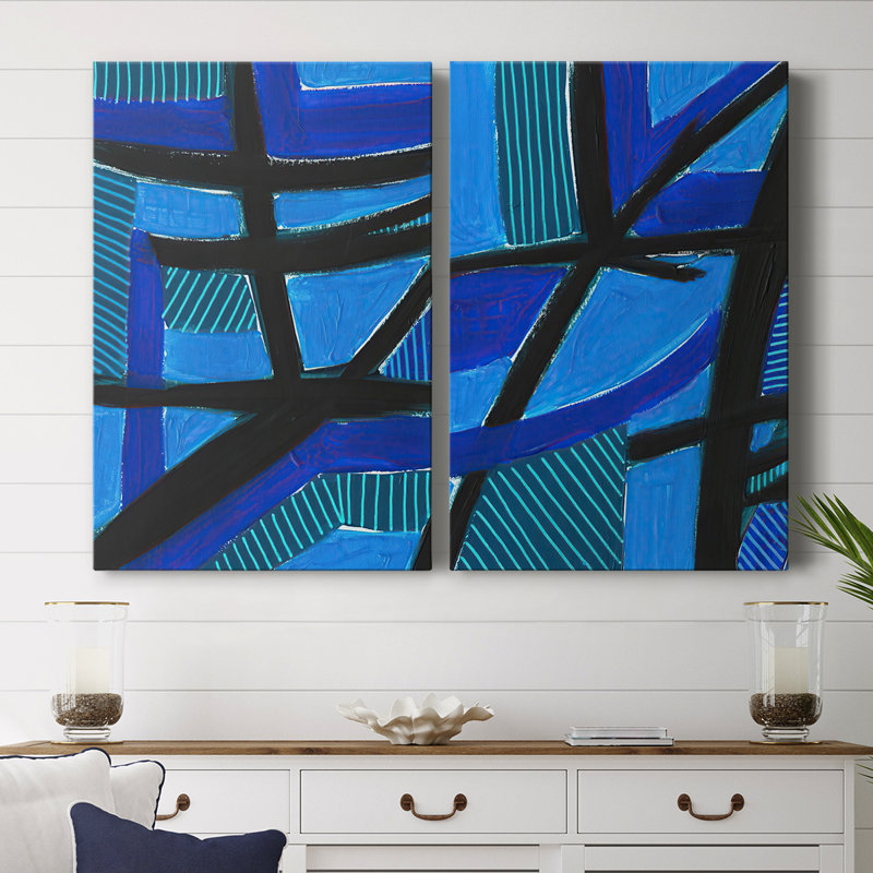InvolvedBluesI-Premium Gallery Wrapped Canvas -Ready to Hang, 18" H x 24" W