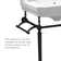 Whitehaus Collection 23" Console with Integrated Rectangular Bowl, Brass Leg Support and Side Towel Bar