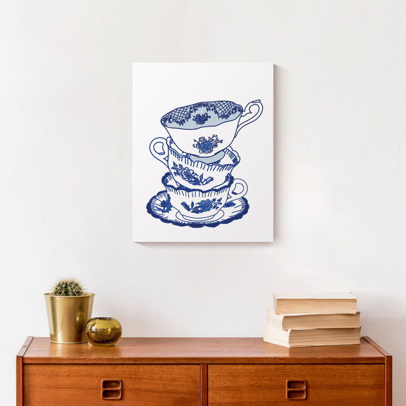 " Tea Cups Stacked "
