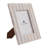 Decorative Marble Picture Frame with Wavy Texture for Tabletop Decor - Elegant Photo Frame for Bedroom and Entryway Display - Ivory-976559955
