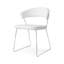New York Upholstered Armless Chair with Sled Base-89830417-90674196