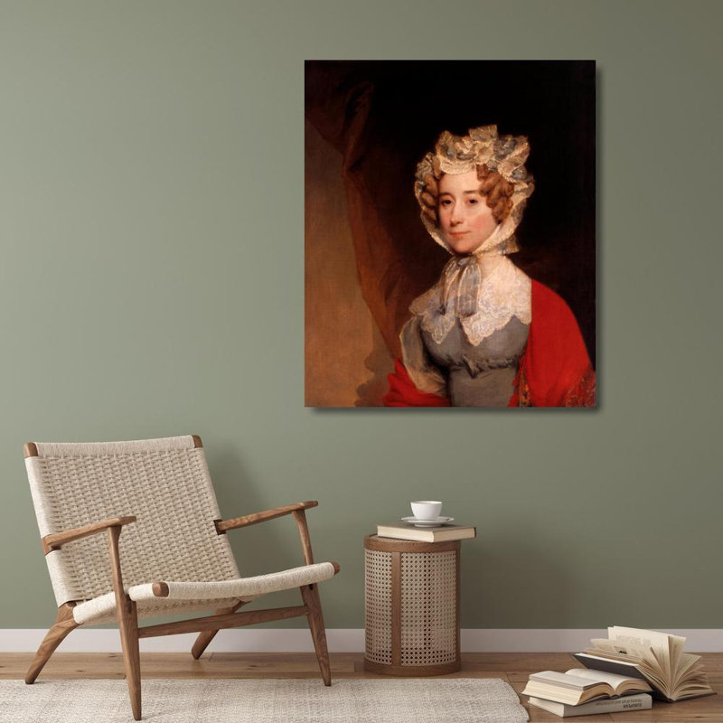 "Louisa Catherine Johnson Adams" par Gilbert Stuart - Toile tendue avec châssis, H 40 po x l 28 po